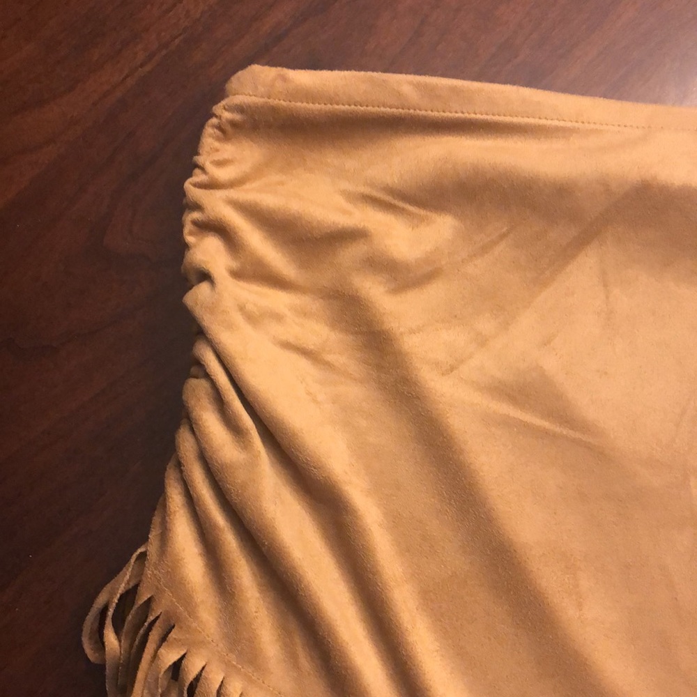 Vintage Faux Suede Swim Coverup by Newport News - Picture 9 of 13
